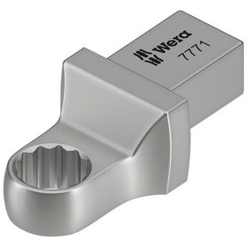 Wera® - Einsteck-Ringschlüssel 7771 Außenvierkant 9 x 12mm SW 8mm