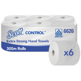 Scott® - CONTROL EXTRA STRONG Handtücher Rolle / Weiß