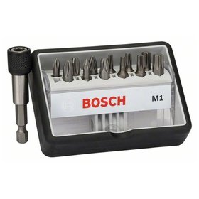 Bosch - Schrauberbit-Set Robust Line M Extra-Hart, 12 + 1-teilig, für PH, PZ, TORX® (2607002563)