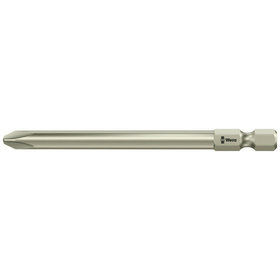 Wera® - Bit Kreuzschlitz Phillips® 3851/4 rostfrei 6,3mm / 1/4" PH2x89mm