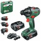 Bosch - Akku-Bohrschrauber AdvancedDrill 18, 2 x Akku 18V 2.5Ah, Winkel-/Exzenteraufsatz (06039B5008)