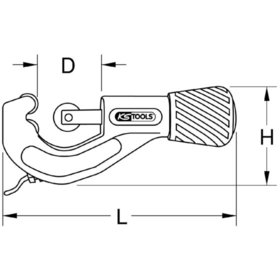 KSTOOLS® - Teleskop-Rohrabschneider für Edelstahl (Inox) Rohre, 3-38mm