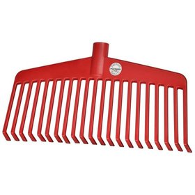 Idealspaten - Laubbesen Nylon rot 21 Zinken Arbeitsbreite 38cm