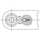 HALDER - Federhülse/Hülse aus rostfreiem Stahl, abgerundet, mit Bund | d1=3 mm | 22100.0373