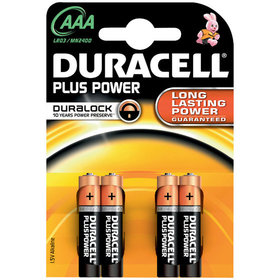 DURACELL® - Batterie Plus Power AAA (MN2400/LR03)K4 Duracell