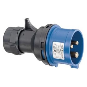 ABL SURSUM - CEE-Stecker 3p 16A IP44 230V/bl 6h kst Schraubkl ger Verschraubung