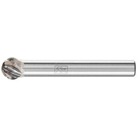 PFERD - Hartmetall Hochleistungsfrässtift STEEL Kugel KUD Ø 08x07 mm Schaft-Ø 6 mm für Stahl