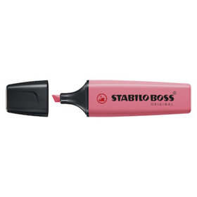 STABILO® - Textmarker Boss, 2+5mm, pastell kirschblütenrosa, 70/150, Tinte auf Wasserbasis