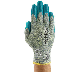 Ansell® - Schnittschutzhandschuh HyFlex® 11-501, Kat. III, grau/blau, Größe 9