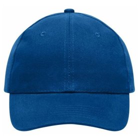 James & Nicholson - 6 Panel Cap heavy Cotton MB091, königs-blau, Einheitsgröße