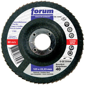 forum® - Schleifmopteller Glasgewebe 115mm K120 gerade