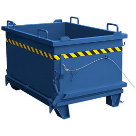 Eichinger® - Schuttbehälter mit Klappboden, 1000 kg, 300 Liter enzianblau