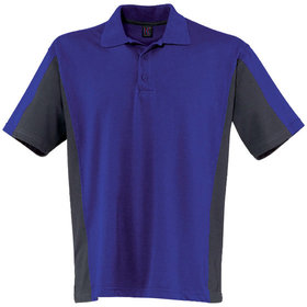 Kübler - Polo Shirt 5019 korn-blau/anthrazit, Größe XS