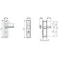 ABUS - WET-SI-WSG,Langschild,Profilzylinder gelocht,8/72 KLN314 B/SB ZS,neusilberfarbig