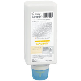 Physioderm® - SANSIBON® Hautschutzcreme parfümiert, parabenfrei wasserlöslich 1L Varioflasche
