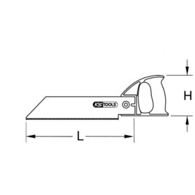 KSTOOLS® - PVC-Handsäge, 300mm