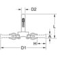 KSTOOLS® - Stahldrahtrundbürste 0,5mm, Ø 75mm