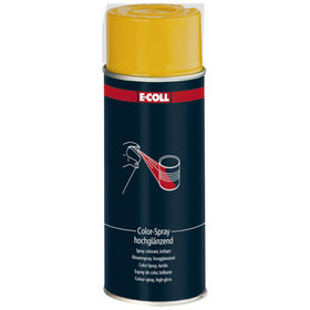 E-COLL - Buntlack Colorspray hochglänzend Alkydharz 400ml Spraydose melonengelb