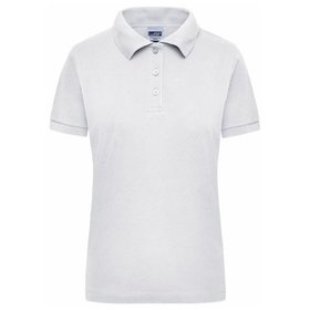 James & Nicholson - Damen Work Poloshirt JN803, weiß, Größe M