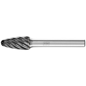 PFERD - Hartmetall Hochleistungsfrässtift INOX Rundbogen RBF Ø 10x20mm Schaft-Ø 6 mm HICOAT Edelstahl