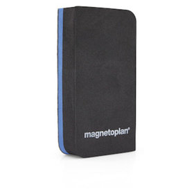 magnetoplan - Tafelwischer Pro Plus, 113x61x22mm, blau, 12289, magnetisch für Glas