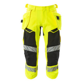 MASCOT® - Dreiviertel-Hose mit Hängetaschen - ACCELERATE SAFE - hi-vis Gelb/Schwarz, Gr. C45