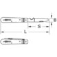 KSTOOLS® - Elektriker-Klappmesser, 1 Klinge mit Abisolierfunktion