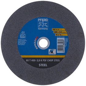 PFERD - Trennscheibe Metallkreissäge T 400x3,8x25,4 mm Uni.-Linie PSF CHOP STEEL für Stahl