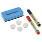 magnetoplan - Whiteboard Starter-Kit, 7 teilig, 37102