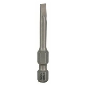 Bosch - Schrauberbit Extra-Hart, S 0,6 x 4,5, 49mm, 3er-Pack (2607001477)