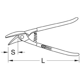 KSTOOLS® - Idealschere, linksschneidend