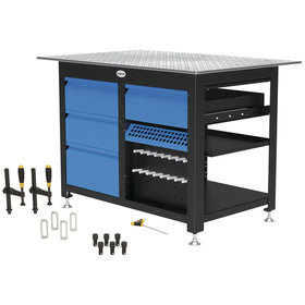 schweißkraft® - Workstation Basispaket inkl. 4 Schubladen inkl. Werkzeug-Set A Werkbank