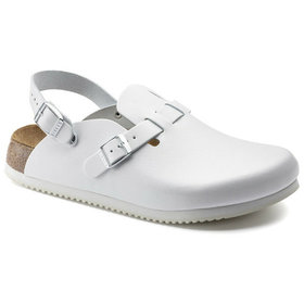 BIRKENSTOCK® - Clog Kay Superlauf, Naturleder, weiß, normal, Größe 39