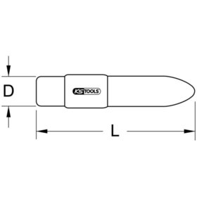 KSTOOLS® - LED-Lampe mit Schutzisolierung, 90mm