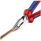 KNIPEX® - Spitz-Kombizange schwarz atramentiert, mit Mehrkomponenten-Hüllen 188 mm 0822185