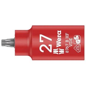 Wera® - 8767 B VDE HF TORX Zyklop Bitnuss, isoliert, mit 3/8"-Antrieb, mit Haltefunktion, TX 27 x 55 mm