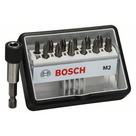 Bosch - 12+1-tlg. Schrauberbit-Set, Robust Line, M PH/PZ, Extra Hard-Ausführung (2607002564)