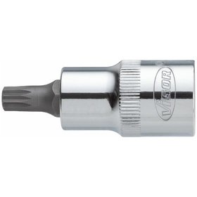 VIGOR® - Schraubendreher-Einsatz Innenvielzahn XZN V2097 Antrieb 1/2", M9 x 55mm