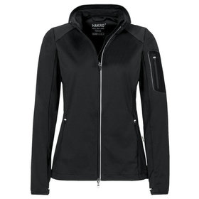 HAKRO - Damen Light-Softshelljacke Sidney 256, schwarz, Größe 2XL