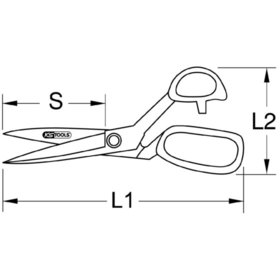 KSTOOLS® - TITANplus Universalschere, 225mm