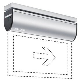 ESYLUX - LED-Sicherheitsleuchte SLC/SLD 3W 3h 25m Deckenanb 1LED eins/zweis IP40 dezentr