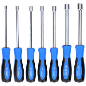 Brilliant Tools - Stecknuss-Schraubendreher-Satz, 7-teilig, 5 - 12 mm