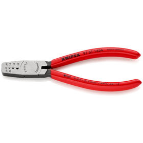 KNIPEX® - Crimpzange für Aderendhülsen mit Kunststoff überzogen 145 mm 9761145A