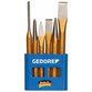 GEDORE - Werkzeugsatz, Set 6-teilig, gefüllt, im PVC-Halter, Meißel, Körner, Treiber, 106