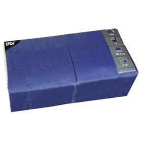 PAPSTAR - Serviette 12487 33x33cm 3lagig d.blau 250er-Pack