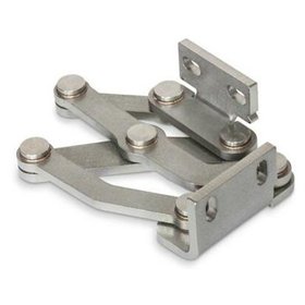 Ganter Norm® - 7237-NI-40-L-MT Edelstahl-Mehrgelenkscharniere, innenliegend, Öffnungswinkel 180°