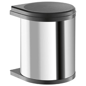 HETTICH - Bin.it Classic, 290 x 304 x 365 mm, 15 l, Edelstahl / Kunststoff schwarz