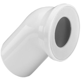 Viega - WC-Anschlussbogen 3812 45°, Kunststoff weiß DN 100