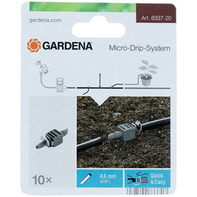 GARDENA - Micro-Drip-System Verbinder 3/16" - 4,6mm, 10 Stück