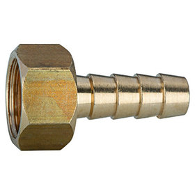 RIEGLER® - Aufschraubtülle gerade Messing G1/8" LW9 Länge 34mm Gewindelänge 11mm SW14